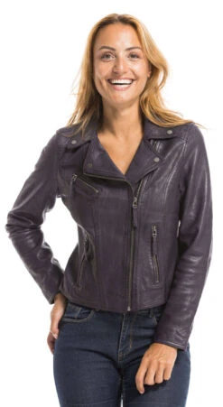 Blouson Cuir Femme Violet Oakwood " 64095 " 35 Blouson Cuir Femme Violet Oakwood " 64095 " -Maroquinerie cg23femme64095violet23 025533700 1637 29092022