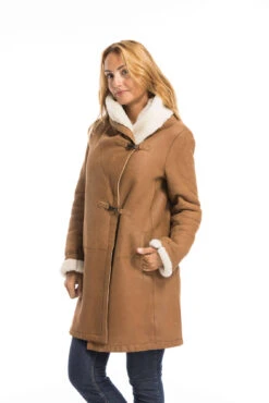 Trois Quart Mouton Femme Cognac "96990" -Maroquinerie cg23femme96990cognac22501 055099300 1700 29092022