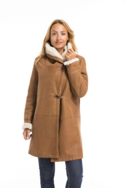 Trois Quart Mouton Femme Cognac "96990" -Maroquinerie cg23femme96990cognac22502 041136700 1700 29092022