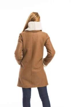 Trois Quart Mouton Femme Cognac "96990" -Maroquinerie cg23femme96990cognac22506 043352600 1700 29092022