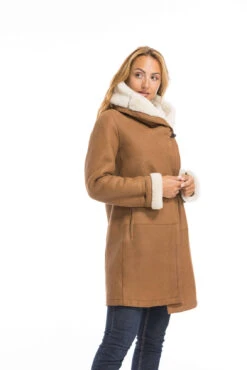 Trois Quart Mouton Femme Cognac "96990" -Maroquinerie cg23femme96990cognac22509 037708100 1700 29092022