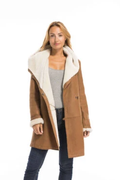 Trois Quart Mouton Femme Cognac "96990" -Maroquinerie cg23femme96990cognac22511 095579400 1700 29092022