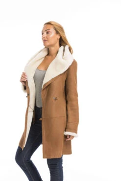 Trois Quart Mouton Femme Cognac "96990" -Maroquinerie cg23femme96990cognac22515 031253700 1700 29092022