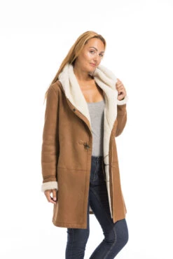 Trois Quart Mouton Femme Cognac "96990" -Maroquinerie cg23femme96990cognac22518 008968100 1700 29092022