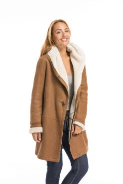 Trois Quart Mouton Femme Cognac "96990" -Maroquinerie cg23femme96990cognac22519 056049100 1700 29092022