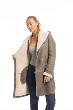 Trois Quart Mouton Femme Crack Brown "96990" -Maroquinerie cg23femme96990crackbrown22465 045997800 1701 29092022