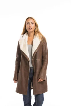 Trois Quart Mouton Femme Whisky "96990" -Maroquinerie cg23femme96990whisky22575 050318300 1704 29092022