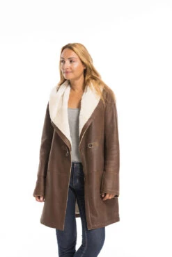 Trois Quart Mouton Femme Whisky "96990" -Maroquinerie cg23femme96990whisky22576 085927600 1704 29092022