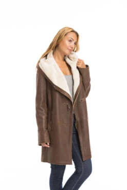 Trois Quart Mouton Femme Whisky "96990" -Maroquinerie cg23femme96990whisky22586 068692100 1704 29092022