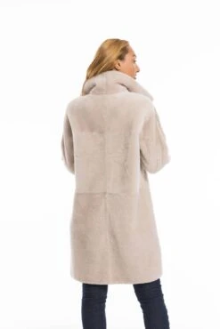Manteau Mouton Femme Beige " GRETA "