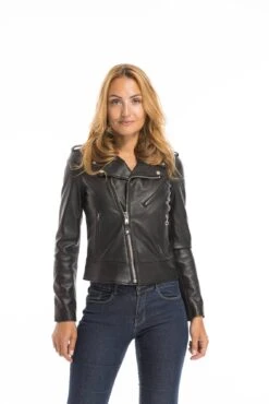 Perfecto Cuir Femme Noir Schott "LCW 1601D" -Maroquinerie cg23femmelcw1601dnoir23494 075473900 1526 29092022