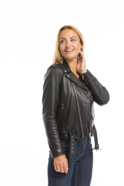 Perfecto Cuir Femme Noir Schott "LCW 8600" -Maroquinerie cg23femmelcw8600noir23444 077724800 1531 29092022