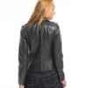 Blouson Biker Femme Marine " NOELIE "