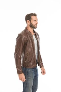 Blouson Cuir Homme Bison " MAJOR " -Maroquinerie cg23homme100144bison24252 092595500 1141 23092022