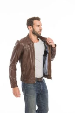 Blouson Cuir Homme Bison " MAJOR "
