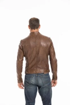 Blouson Cuir Homme Dark Cognac " COLLINS " 24 Blouson Cuir Homme Dark Cognac " COLLINS " -Maroquinerie cg23homme101046cognacfonce24596 1 095889800 1157 23092022
