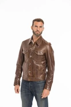 Blouson Cuir Homme Bison " 101846 " 17 Blouson Cuir Homme Bison " 101846 " -Maroquinerie cg23homme101846bison24994 023900400 1123 26092022