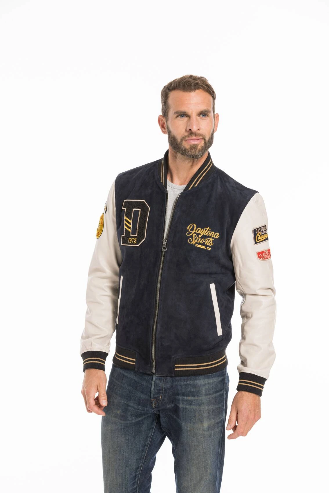 Blouson Cuir Homme Daytona Teddy " 102325 " 5 Blouson Cuir Homme Daytona Teddy " 102325 " – Image 5