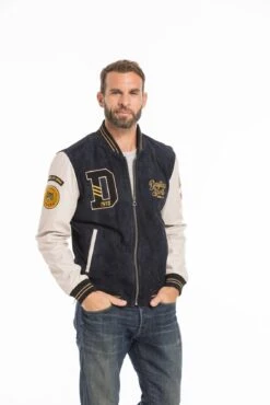 Blouson Cuir Homme Daytona Teddy " 102325 " 20 Blouson Cuir Homme Daytona Teddy " 102325 " -Maroquinerie cg23homme102325navybeige24426 077646900 1558 26092022