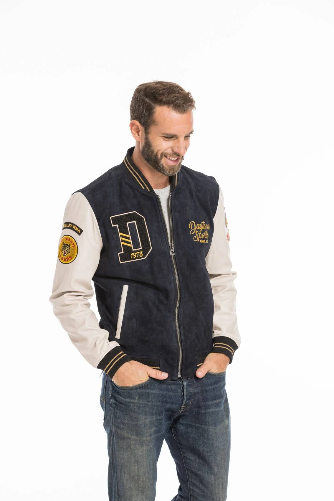 Blouson Cuir Homme Daytona Teddy " 102325 " 6 Blouson Cuir Homme Daytona Teddy " 102325 " – Image 6