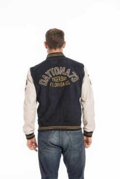 Blouson Cuir Homme Daytona Teddy " 102325 " 22 Blouson Cuir Homme Daytona Teddy " 102325 " -Maroquinerie cg23homme102325navybeige24431 042789700 1558 26092022