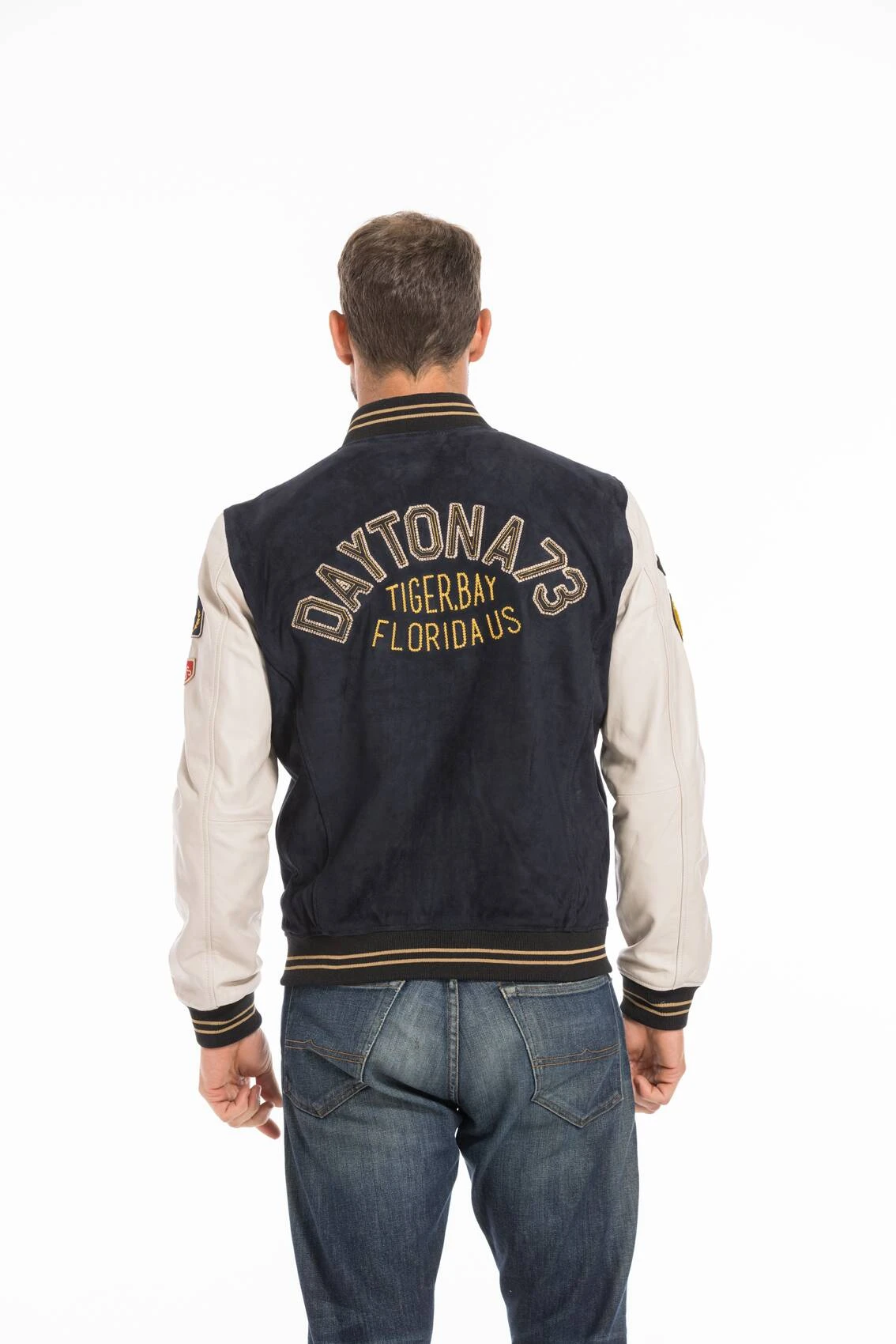 Blouson Cuir Homme Daytona Teddy " 102325 " 11 Blouson Cuir Homme Daytona Teddy " 102325 " – Image 11