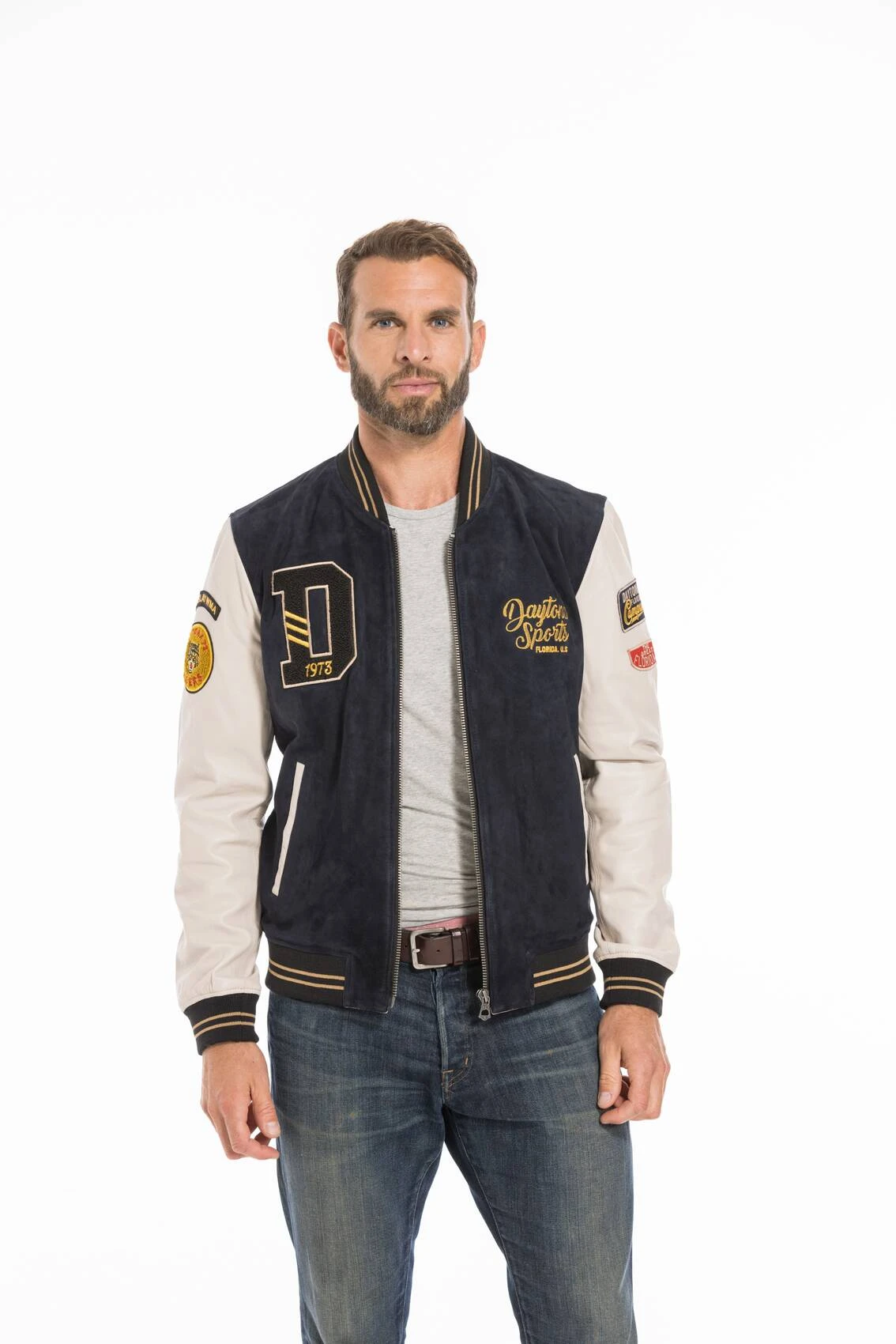 Blouson Cuir Homme Daytona Teddy " 102325 " 7 Blouson Cuir Homme Daytona Teddy " 102325 " – Image 7