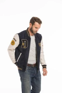 Blouson Cuir Homme Daytona Teddy " 102325 " 19 Blouson Cuir Homme Daytona Teddy " 102325 " -Maroquinerie cg23homme102325navybeige24436 052489500 1558 26092022