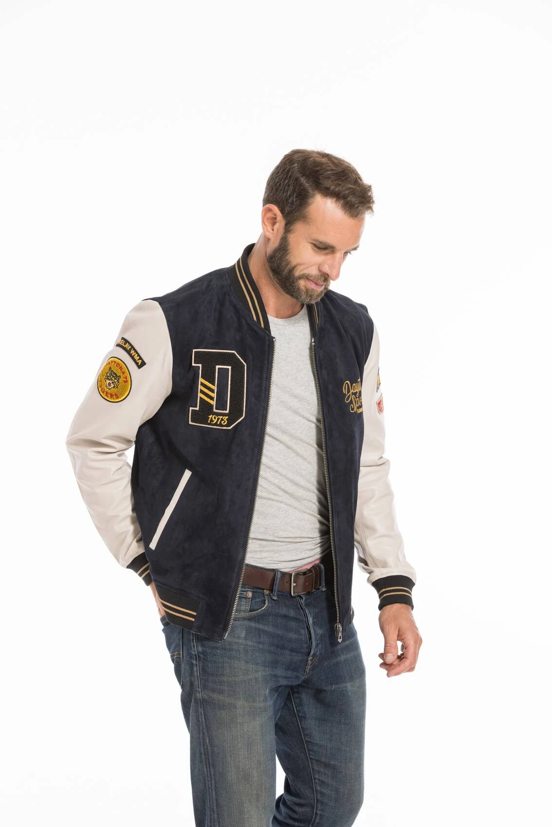 Blouson Cuir Homme Daytona Teddy " 102325 " 8 Blouson Cuir Homme Daytona Teddy " 102325 " – Image 8