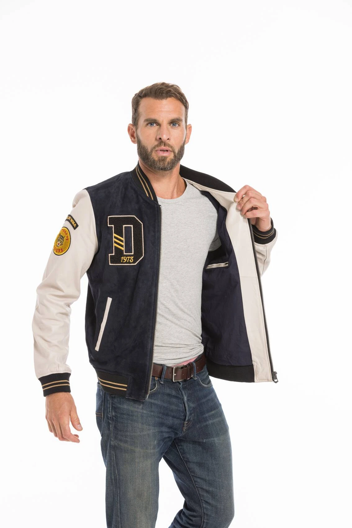 Blouson Cuir Homme Daytona Teddy " 102325 " 10 Blouson Cuir Homme Daytona Teddy " 102325 " – Image 10