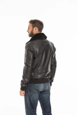 Blouson Noir Patrouille De France "RAFAL YCON" -Maroquinerie cg23homme120noir24479 090637900 1044 27092022