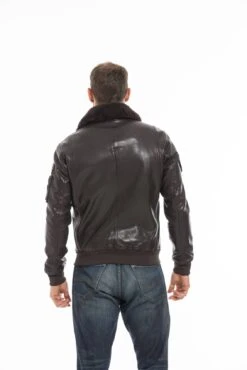 Blouson Cuir Homme Patrouille De France Marron " ATHOS " -Maroquinerie cg23hommeathosmarron24262 042045500 1646 26092022