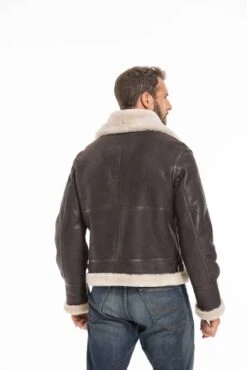 Bombardier Mouton Homme Marron " BOMBARDIER 2 " -Maroquinerie cg23hommebombardier2marron25570 036263800 1650 26092022