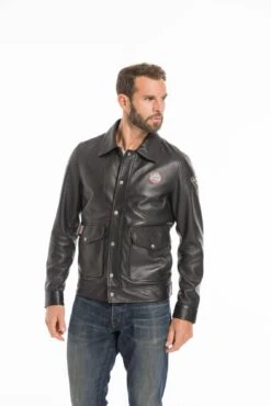 Blouson Cuir Homme 24 H Du Mans Steeve Mc Queen " CHARLIE " 17 Blouson Cuir Homme 24 H Du Mans Steeve Mc Queen " CHARLIE " -Maroquinerie cg23hommecharlienoir24287 033548400 1655 26092022