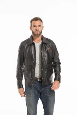 Blouson Cuir Homme 24 H Du Mans Steeve Mc Queen " CHARLIE " 20 Blouson Cuir Homme 24 H Du Mans Steeve Mc Queen " CHARLIE " -Maroquinerie cg23hommecharlienoir24294 028959600 1655 26092022