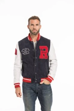 Blouson Cuir Homme Teddy Redskins " CLAN MUSTER " 14 Blouson Cuir Homme Teddy Redskins " CLAN MUSTER " -Maroquinerie cg23hommeclannavywhite24364 087480600 1657 26092022