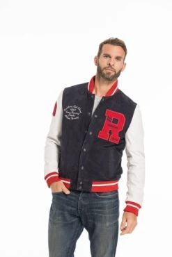 Blouson Cuir Homme Teddy Redskins " CLAN MUSTER " 16 Blouson Cuir Homme Teddy Redskins " CLAN MUSTER " -Maroquinerie cg23hommeclannavywhite24366 031417700 1656 26092022