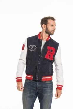 Blouson Cuir Homme Teddy Redskins " CLAN MUSTER " 15 Blouson Cuir Homme Teddy Redskins " CLAN MUSTER " -Maroquinerie cg23hommeclannavywhite24367 011124700 1657 26092022
