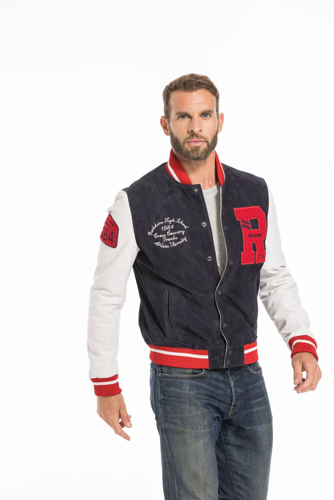 Blouson Cuir Homme Teddy Redskins " CLAN MUSTER " 11 Blouson Cuir Homme Teddy Redskins " CLAN MUSTER " – Image 11