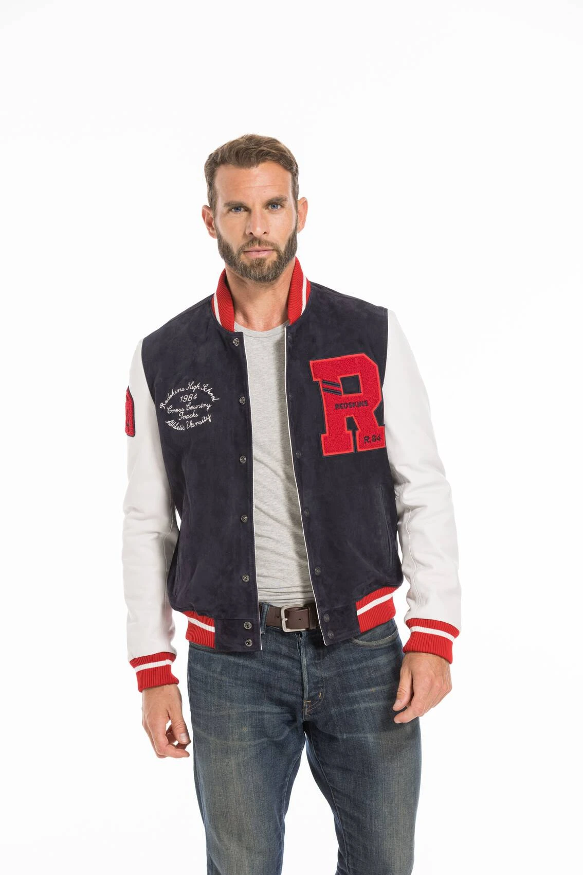 Blouson Cuir Homme Teddy Redskins " CLAN MUSTER " 2 Blouson Cuir Homme Teddy Redskins " CLAN MUSTER " – Image 2