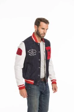 Blouson Cuir Homme Teddy Redskins " CLAN MUSTER "