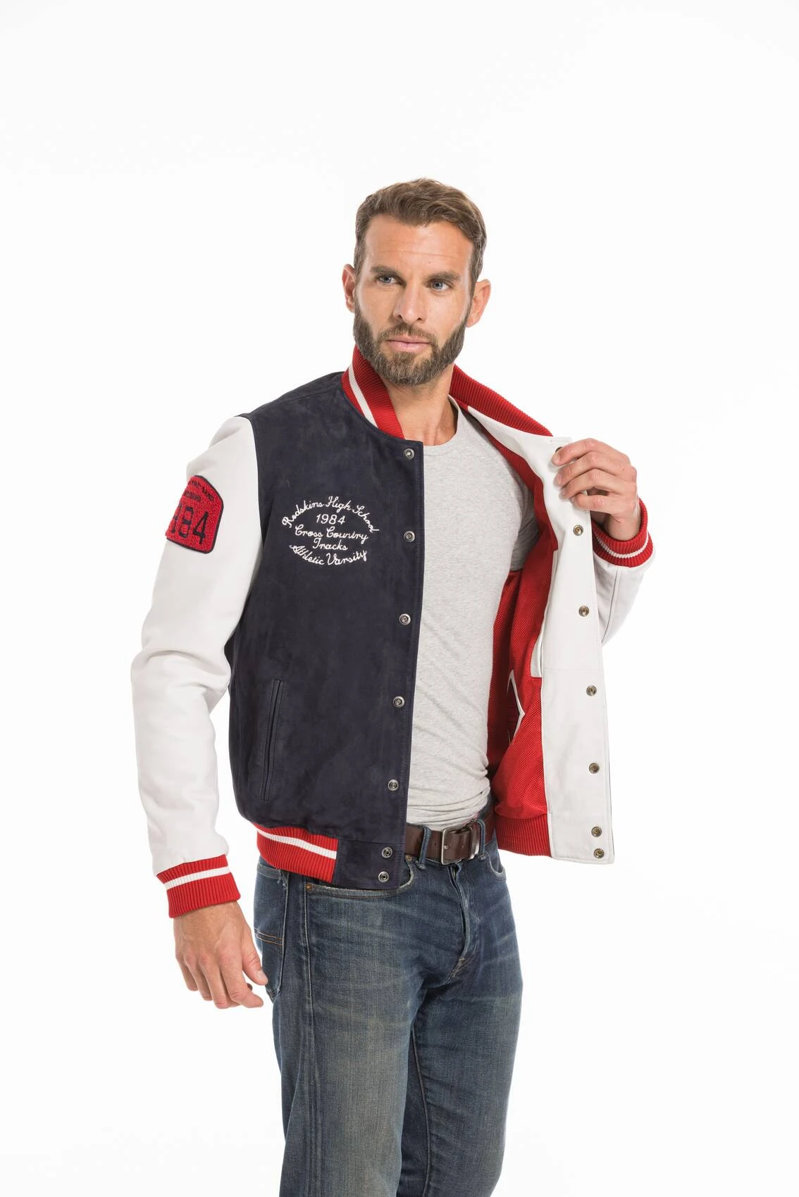 Blouson Cuir Homme Teddy Redskins " CLAN MUSTER " 7 Blouson Cuir Homme Teddy Redskins " CLAN MUSTER " – Image 7