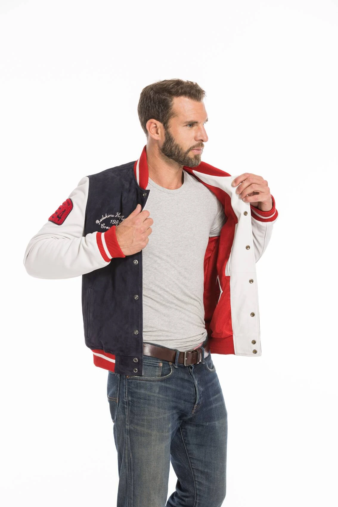 Blouson Cuir Homme Teddy Redskins " CLAN MUSTER " 6 Blouson Cuir Homme Teddy Redskins " CLAN MUSTER " – Image 6