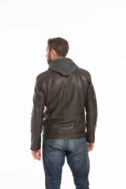 Blouson Cuir Homme Agneau Tabac " FRANCKY " -Maroquinerie cg23hommefranckytabac25351 067215000 1032 27092022