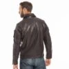 Blouson Cuir Homme Patrouille De France Marron " JAEGGER "