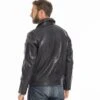 Blouson Cuir Homme Patrouille De France Navy " JAEGGER "