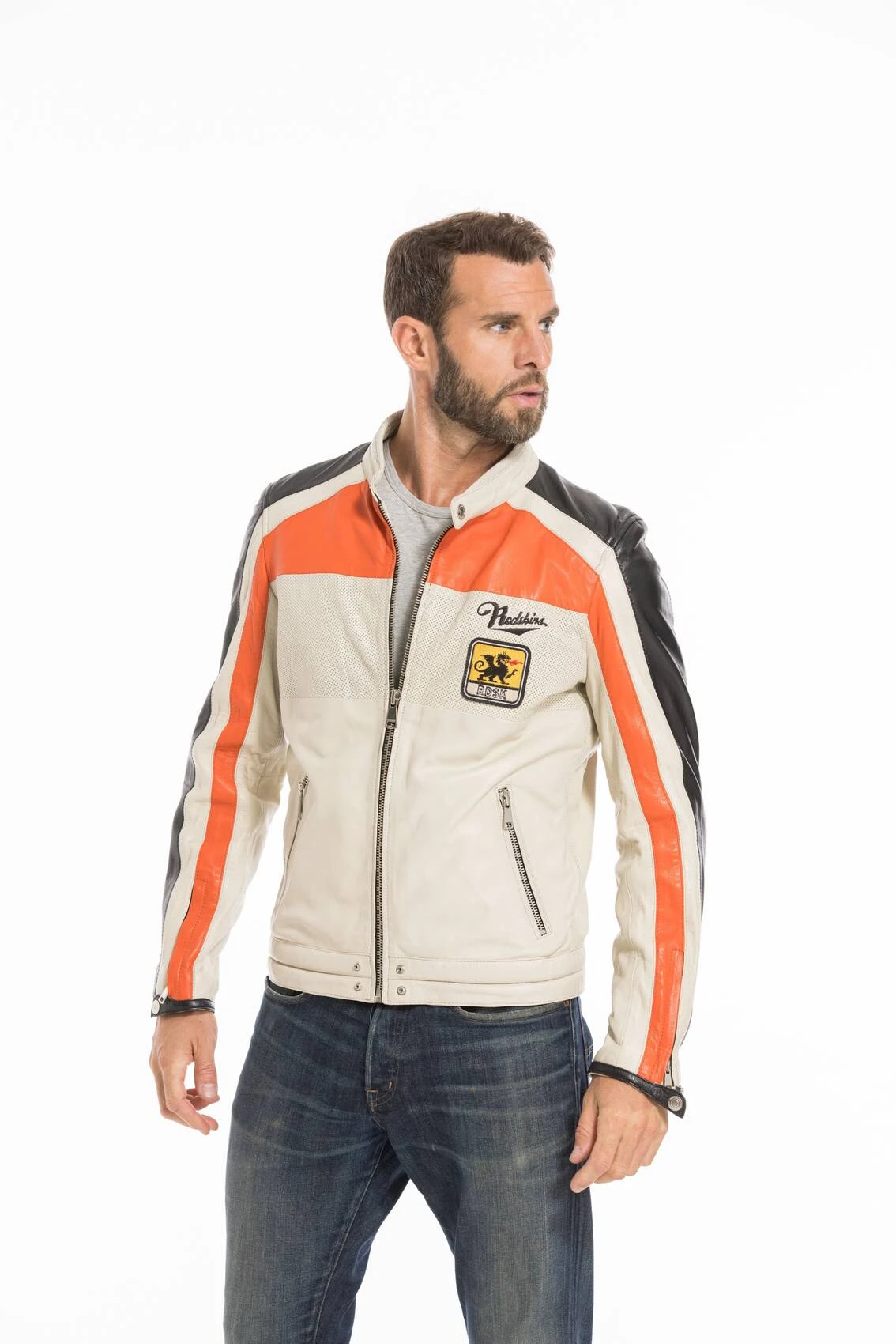 Blouson Cuir Homme Redskins " NOTY TRIPWAY " 5 Blouson Cuir Homme Redskins " NOTY TRIPWAY " – Image 5