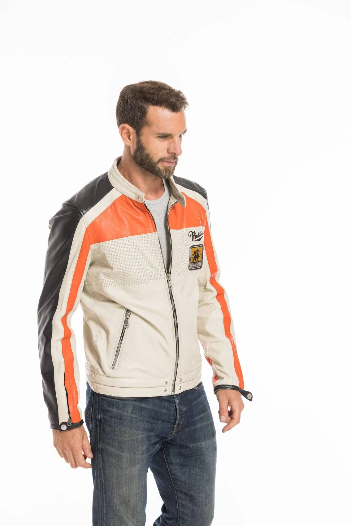Blouson Cuir Homme Redskins " NOTY TRIPWAY " 3 Blouson Cuir Homme Redskins " NOTY TRIPWAY " – Image 3