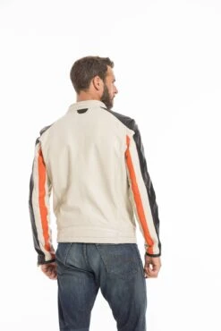 Blouson Cuir Homme Redskins " NOTY TRIPWAY " 23 Blouson Cuir Homme Redskins " NOTY TRIPWAY " -Maroquinerie cg23hommenotytripwaywhiteorangeblack24721 076902400 1040 27092022
