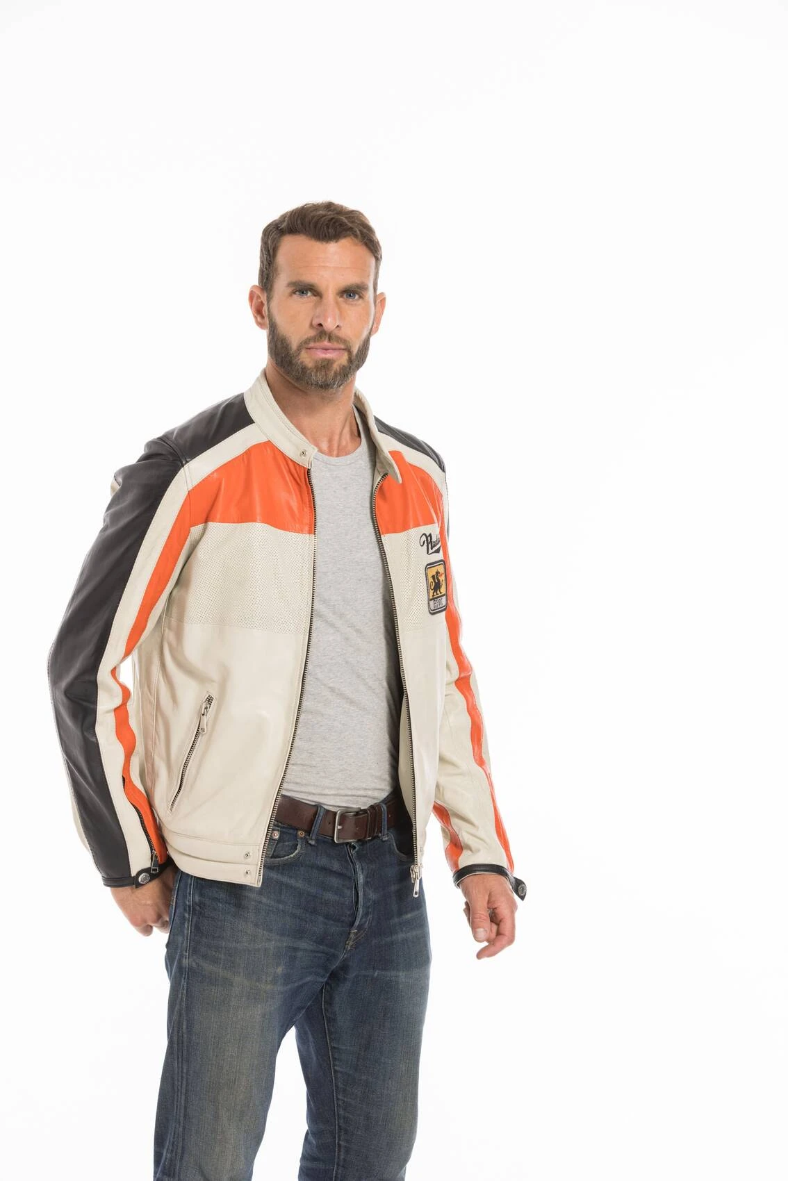 Blouson Cuir Homme Redskins " NOTY TRIPWAY " 2 Blouson Cuir Homme Redskins " NOTY TRIPWAY " – Image 2